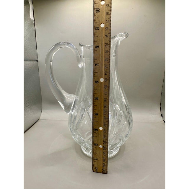 Late 20th Century Vintage Marquis by Waterford Crystal "Brookside" 36 Oz. Water Pitcher For Sale - Image 5 of 7