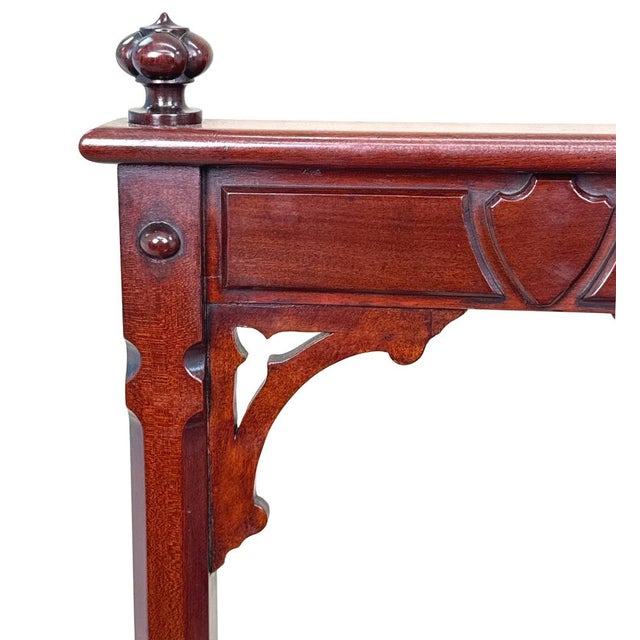 Antique Victorian Mahogany Hall Chairs, 1880, Set of 2 For Sale - Image 10 of 14