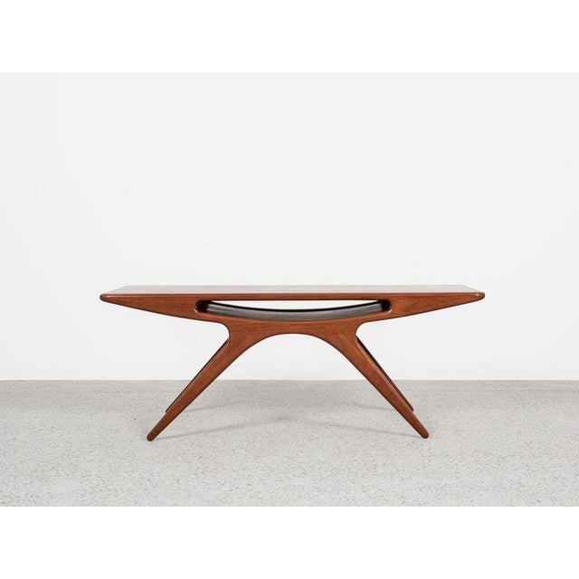 Mid-Century Danish Smile Coffee Table in Teak by Johannes Andersen for Silkeborg For Sale - Image 11 of 11