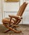 Vintage Wood and Velvet Folding Armchair, 1970s For Sale - Image 3 of 18