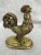 Small, heavy vintage solid brass rooster figurine. No markers mark. Excellent condition. Rooster measures 3 3/4" by 2" by...