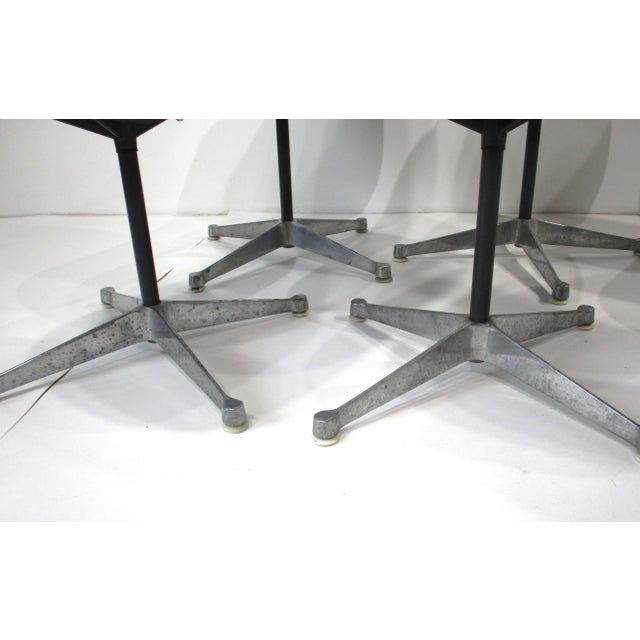 6 Eames Aluminum Group Swiveling Dining Chairs for Herman Miller For Sale - Image 10 of 12