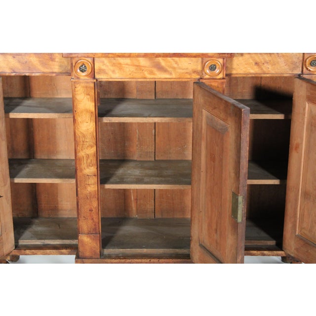 Wood 19th Century Neo Classical Maple Chiffonier For Sale - Image 7 of 13