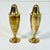 Metal 1940s Vintage Art Deco Boho Chic Brass Salt & Pepper Shakers - A Pair. For Sale - Image 7 of 8