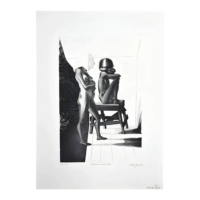 Leo Guide, The Soldier Woman, Drawings, 1971 For Sale