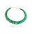 The Cleopatra Malachite Collar Necklace With Diamonds & 14k Gold For Sale - Image 11 of 12