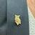 Gold Vintage Tiffany & Co. 14k Yellow Gold Textured Owl Pin Brooch For Sale - Image 8 of 8