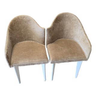 1980s Pair of Saporiti Italia Accent Chairs For Sale