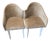 1980s Pair of Saporiti Italia Accent Chairs For Sale