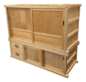 Berkeley Mills Maple Audio/Visual Tansu Cabinet