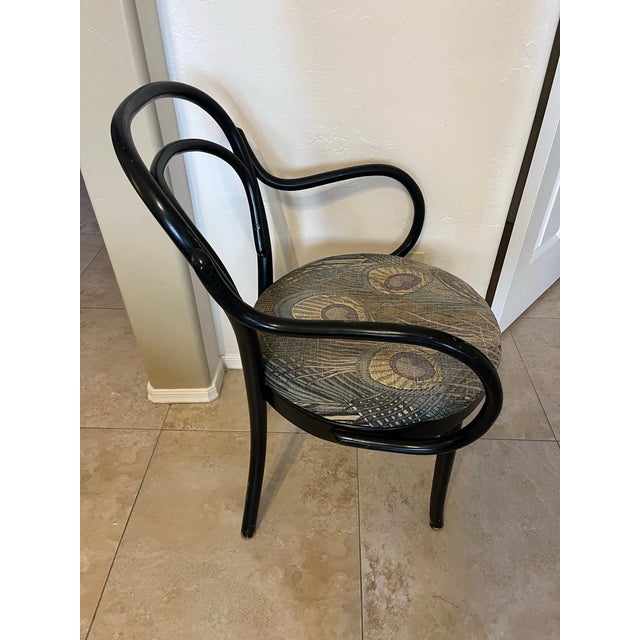 Mid-Century Modern 1970s Shelby Williams Vintage Mid-Century Modern Bentwood Thonet Style Arm Chair For Sale - Image 3 of 12