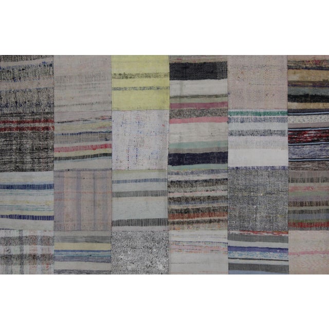 A beautiful antique Patchwork Rug . It's in very good condition, practically new. This Patchworks rug is produced of older...