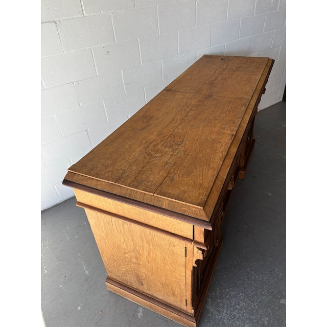 19th Century English Oak Sideboard For Sale - Image 10 of 12