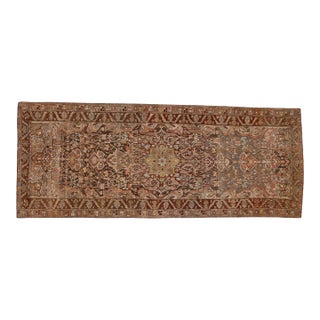 Vintage Distressed Bakhtiari Rug Runner - 5'4" x 13'4" For Sale