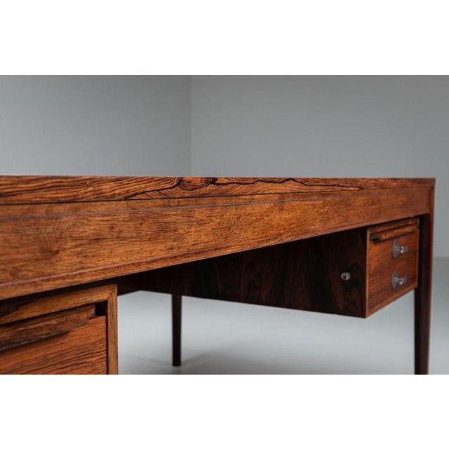 FD-951 Diplomat Desk in Rosewood by Finn Juhl for France & Son, Denmark, 1960 For Sale - Image 18 of 18