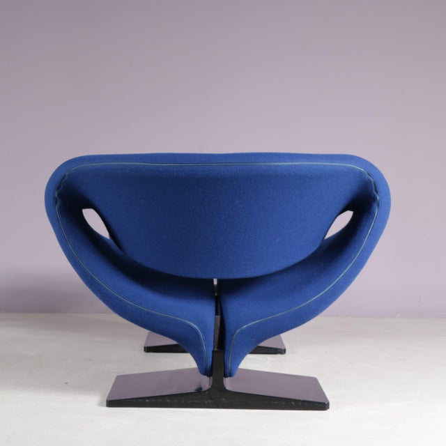 Set of Dutch Ribbon Chair with Ottoman by Pierre Paulin for Artifort, 1970 For Sale - Image 12 of 15