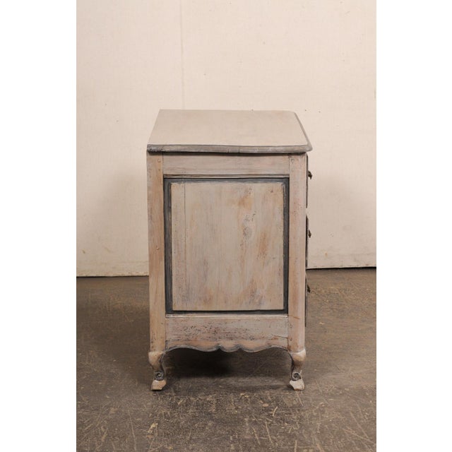 French Small Chest with Great Hardware, 19th C For Sale - Image 9 of 11