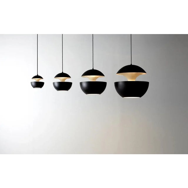 Bertrand Balas Large Black and White Pendant Lamp by Bertrand Balas For Sale - Image 4 of 8