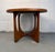 Brutalist Brutalist Mid-Century Round Walnut Side Table Attributed to Broyhill Brasilia For Sale - Image 3 of 14