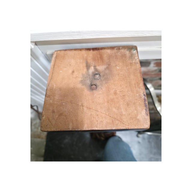 Vintage Modernist Carved Hardwood Female Figure, Southeast Asian Decorative Floor Sculpture, Mid to Late 20th Century For Sale - Image 4 of 15