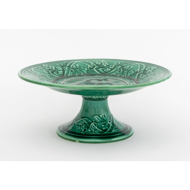 Green Regal & Sanejouand Majolica Tableware, 6 Pieces For Sale - Image 8 of 11