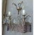1940's Hollywood Regency Silvered Metal With Amethyst & Pink Cut Austrian Crystal Waterfall Wall Sconces a - Pair For Sale - Image 17 of 18