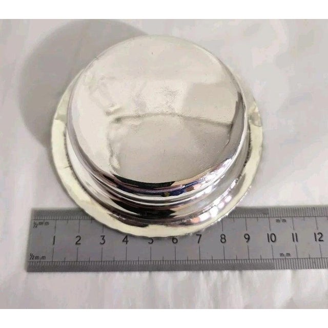 Antique Edwardian Sterling Silver Wine Glass Coasters, 1901, Set of 2 For Sale - Image 14 of 15