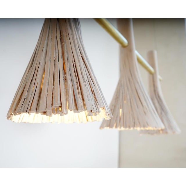 Pressed Wood Pendant Light 3 by Johannes Hemann For Sale - Image 9 of 10