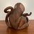 Brown Dane Burr Monkey With Pearl Ceramic Sculpture For Sale - Image 8 of 12