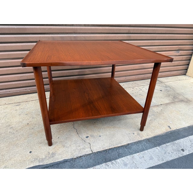 Mid-Century Modern Vintage Mid Century Modern Walnut Side Table For Sale - Image 3 of 5