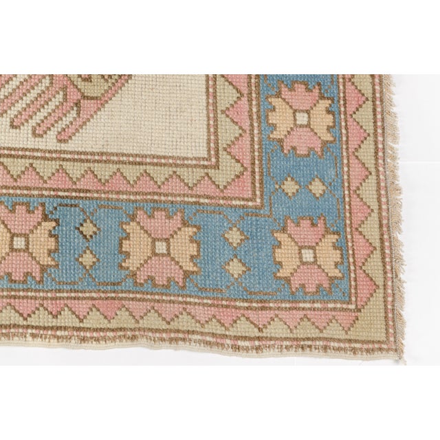 Vintage Turkish Area Rug, Hand-Knotted Wool, Whimsical Bird Motif For Sale - Image 6 of 10
