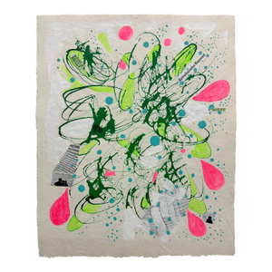 Catch the Wave, Original Drawing by Ben Junta