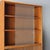 Vintage Bookcase in Larch Veneer and Glass, Italy, 1970s For Sale - Image 3 of 11