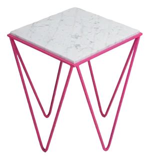 Fuchsia Fluo Avior Side Table by Nicola Di Froscia for DFdesignlab