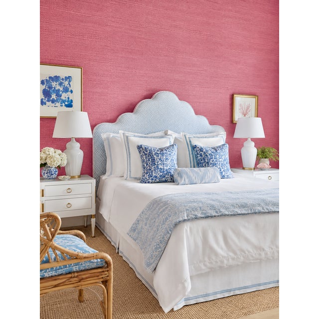 Our all-natural, eco-friendly grasscloth wallpaper is handwoven and then dyed in a rich, saturated hue that brings quiet...