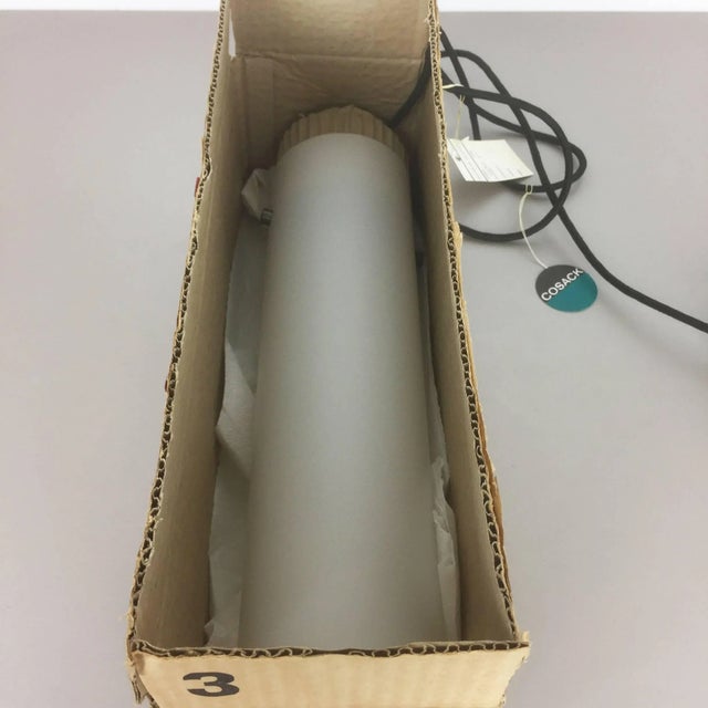 New old stock! article: hanging light producer: cosack lights, germany origin: germany age: 1960s this fantastic glass...