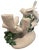 1930s Ugo Zaccagnini Italian Bird & Branch Ceramic Candelabra, Circa 1930s–40s For Sale - Image 5 of 17