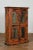Mid 19th Century 19th Century Indian Hand-Painted Orange and Green Cabinet with Distressed Patina For Sale - Image 5 of 13