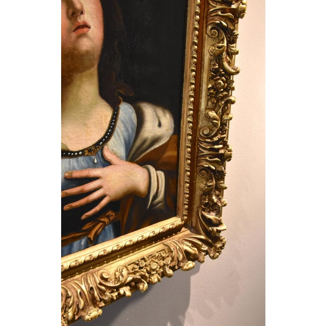 Guido Reni, Saint Catherine of Alexandria Reni, 1650, Oil on Canvas, Framed For Sale - Image 11 of 15