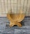 Vintage Coastal Style / Boho Chic Pencil Reed Side Table in the Gabriella Crespi Manner. Circa 1980s Features a bow-like...