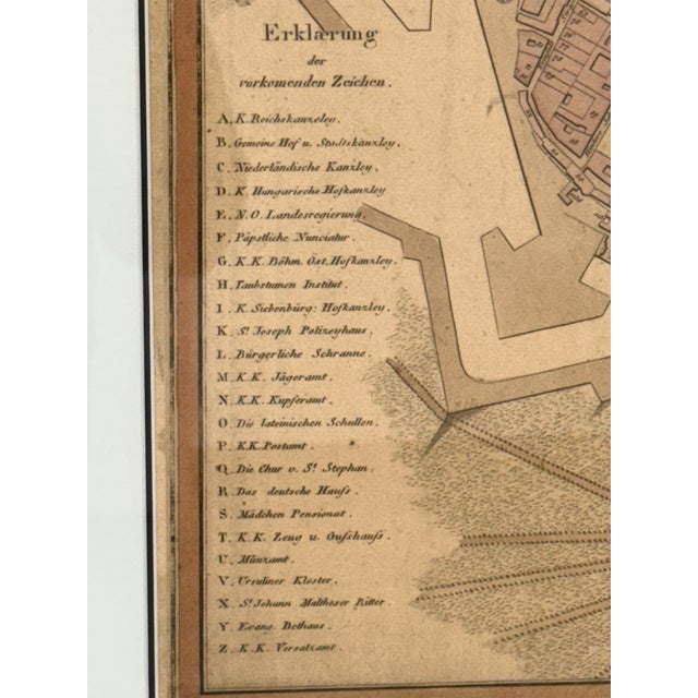 Circa 1805 Historic Map of Vienna, Italy For Sale - Image 11 of 12