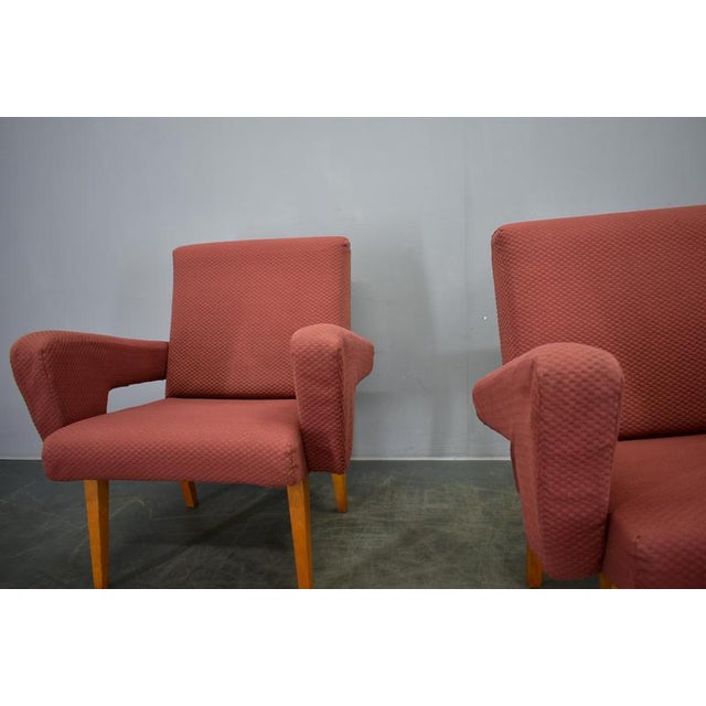Vintage Armchairs, Former Czechoslovakia, 1960s, Set of 2 For Sale - Image 4 of 18