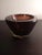 Amber Glass With Bullicante Pontil Johanssen Bowl For Sale - Image 4 of 7