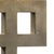 Concrete finished lamp with antique brass mounting 31.5h x 9w x 5d Shade Dimensions: top(11 x 16) bottom(11 x 16) side(11)