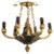 Antique French Empire Chandelier in Patinated Bronze and Gold Dore For Sale - Image 13 of 13