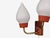1940s Swedish Modern, Wall Sconce, Brass, Lacquered Metal, Glass40s For Sale - Image 9 of 10