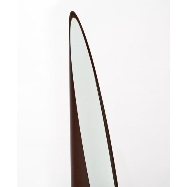 Brown Space Age Nail Mirror, 1970s For Sale - Image 8 of 12