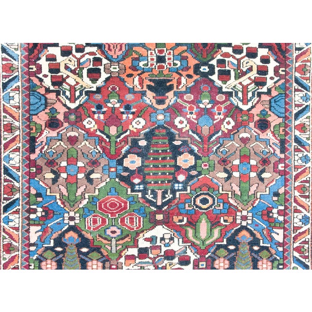 Textile Early 20th Century Persian Bakhtiari Rug For Sale - Image 7 of 14