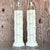 Metal Vintage Coastal Glazed Ceramic Bamboo Lamps - a Pair For Sale - Image 7 of 7