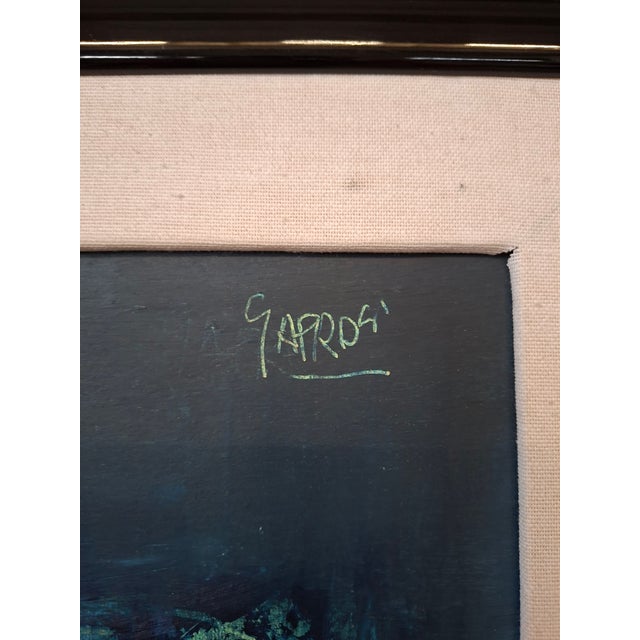 G. Aprosi, Informal Abstract Composition, 1980, Painting on Canvas, Framed For Sale - Image 4 of 11